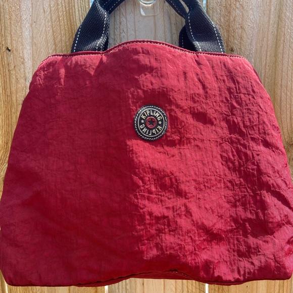 Kipling Deep Red Tote Bag - Picture 1 of 6